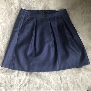 The Limited blue A-Line skirt